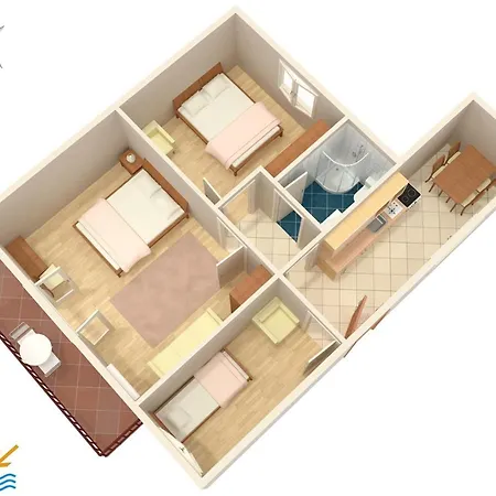 By The Sea Podaca, Makarska - 2695 Apartment